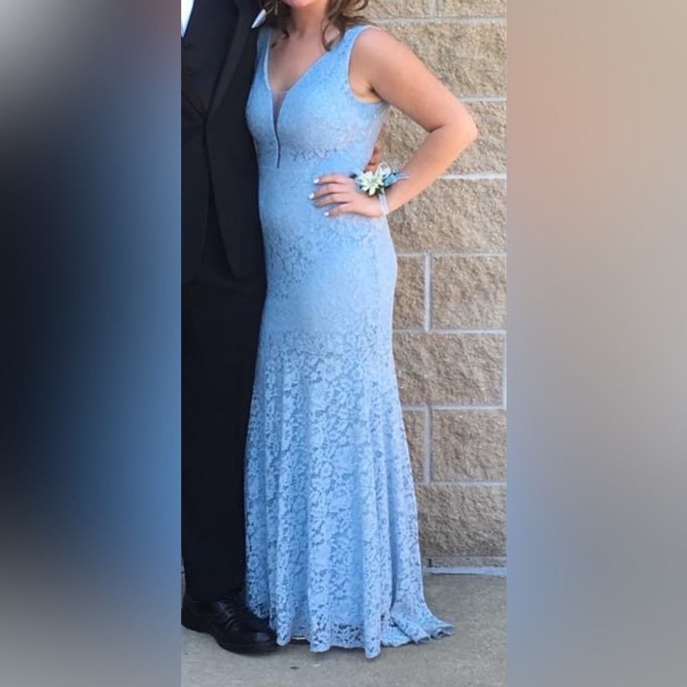 Light Blue Prom Dress